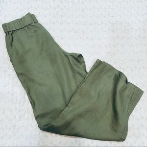 Magaschoni 100% Linen Wide Leg Pants Women’s Small EUC